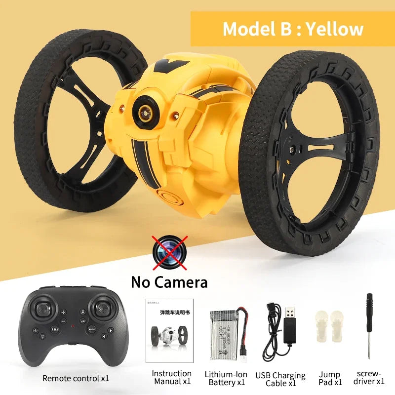 Q207 RC Stunt Car With Wifi HD Camera &ndash; Remote Control Fun Type B Yellow