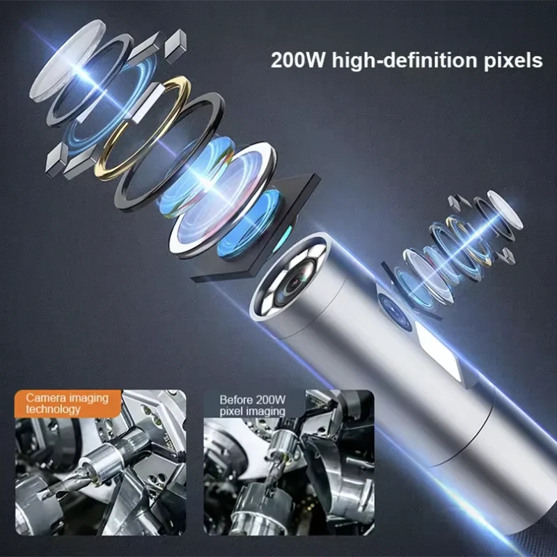 LAFOCH S10 Borescope &ndash; Dual Lens 1080P Endoscopy with 5 Inch HD Screen