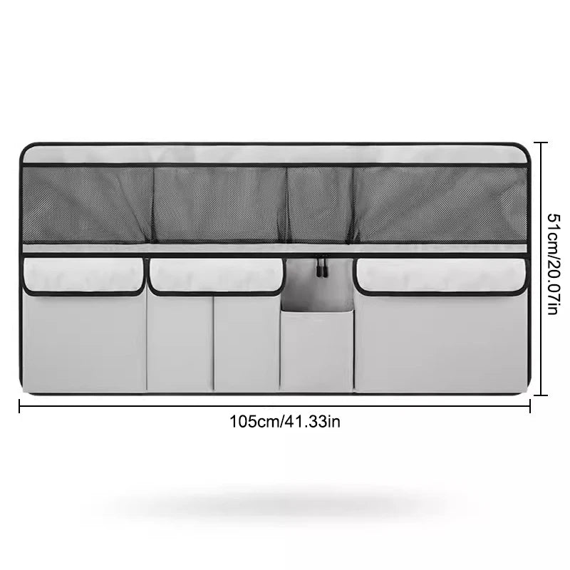 Automechanist Car Trunk Organizer &ndash; Extra Large Capacity Gray 1pc