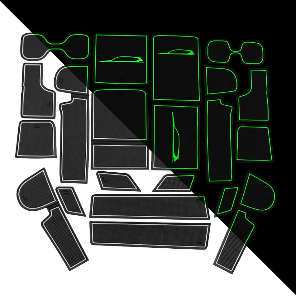 Tappetini per fessura del gate per Honda CR-V 2017-2019, gomma antiscivolo, protezione interna in lattice