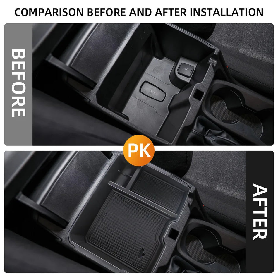 Δίσκος Αποθήκευσης Υποβραχιόνιου Ford Ranger Everest Κονσόλα Κεντρικού Οργανωτή ABS