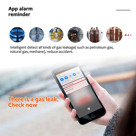 Tuya WiFi Gas Detector &ndash; LED Display and App Control