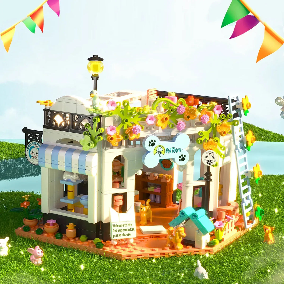 Pet House Building Blocks &ndash; Creative DIY Assembly Fun