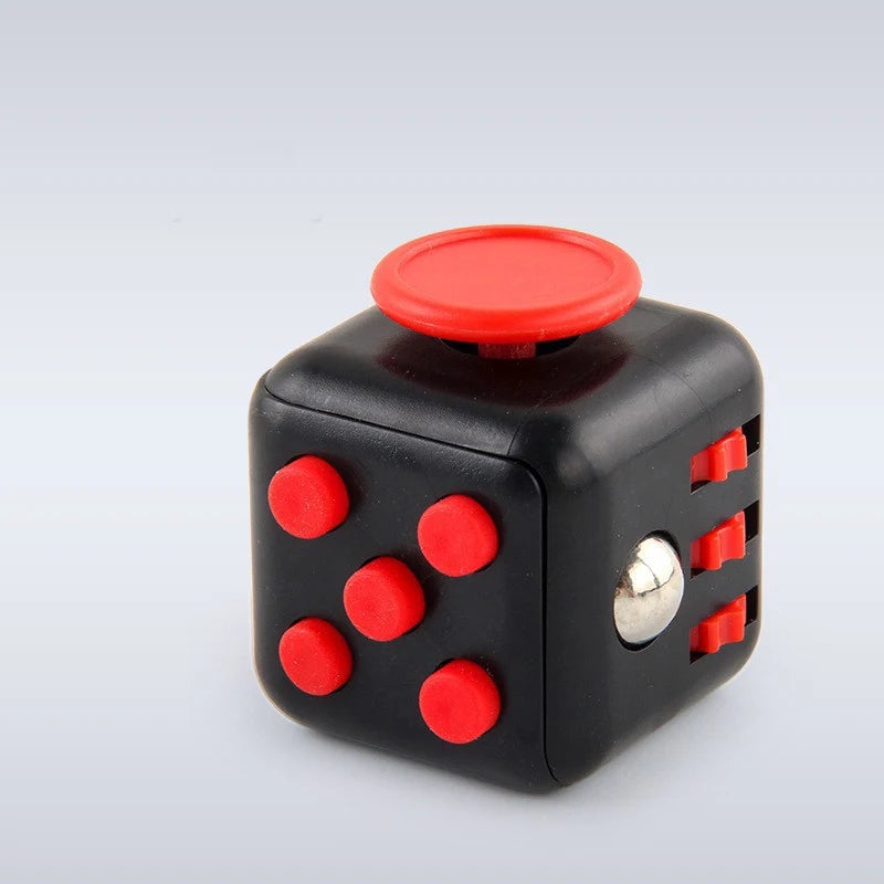 Solid Colour Fidget Decompression Dice for Stress Relief 7