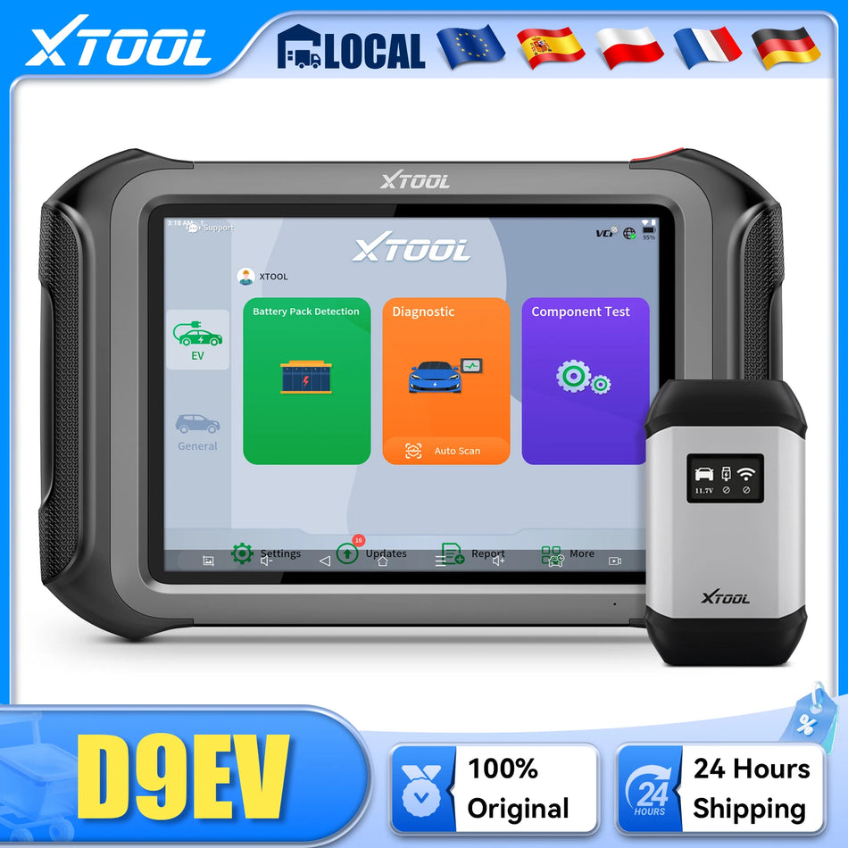 EV Diagnostic Scanner Battery Tester for Tesla BYD XTOOL D9EV