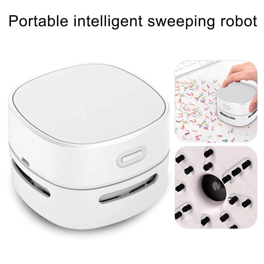 Mini Desk Vacuum &ndash; Rechargeable Cordless Dust Catcher
