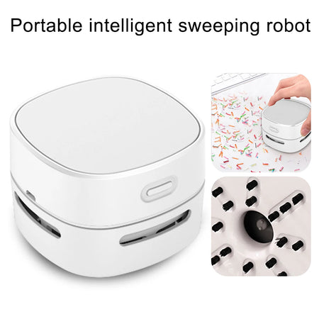 Mini Desk Vacuum &ndash; Rechargeable Cordless Dust Catcher