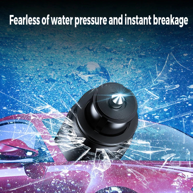 Car Window Breaker Escape Tool &ndash; One Second Seatbelt Cutter