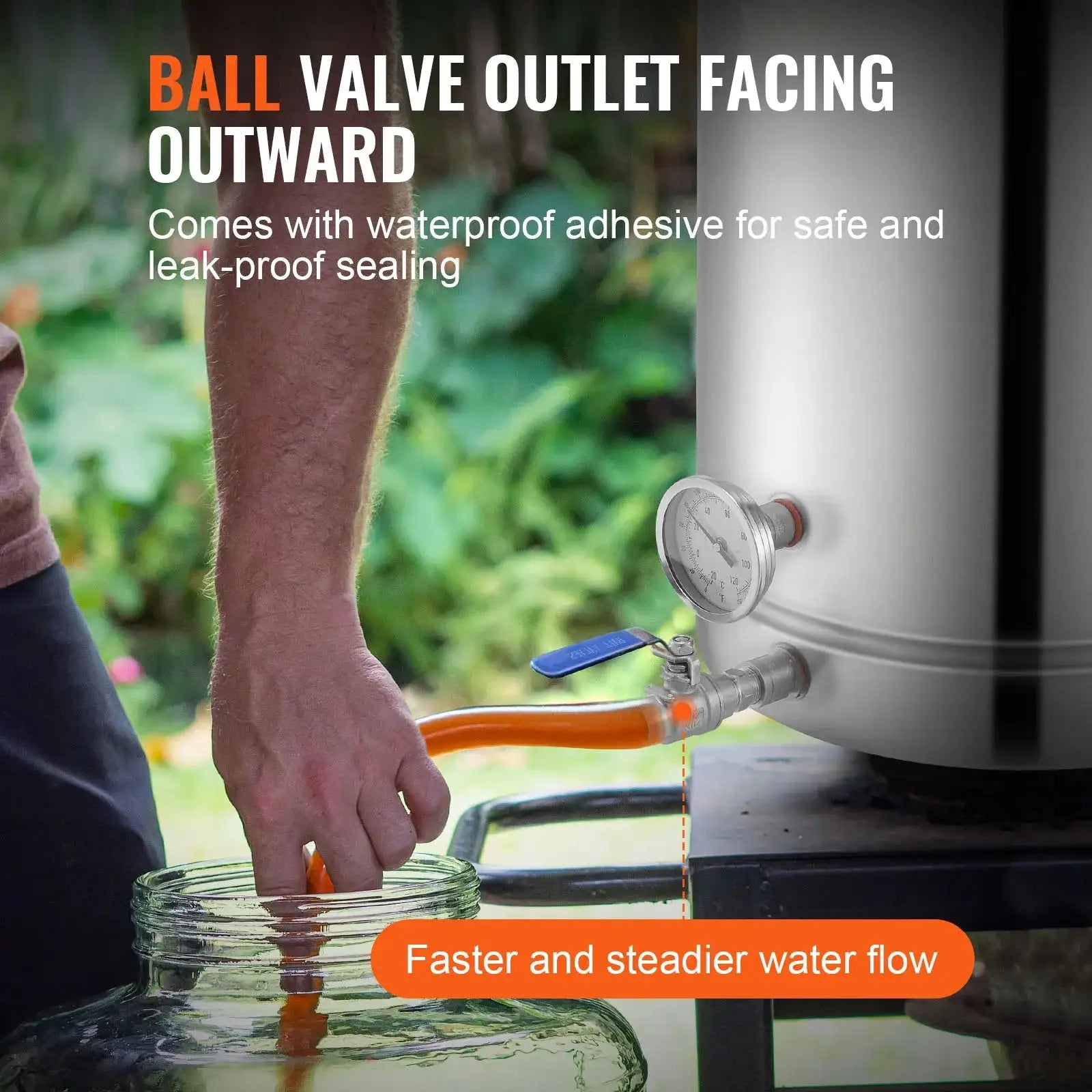 16 Gallon Stainless Steel Kettle Tri Ply Bottom