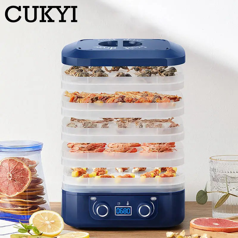 CUKYI Food Dehydrator &ndash; Adjustable Temperature Control