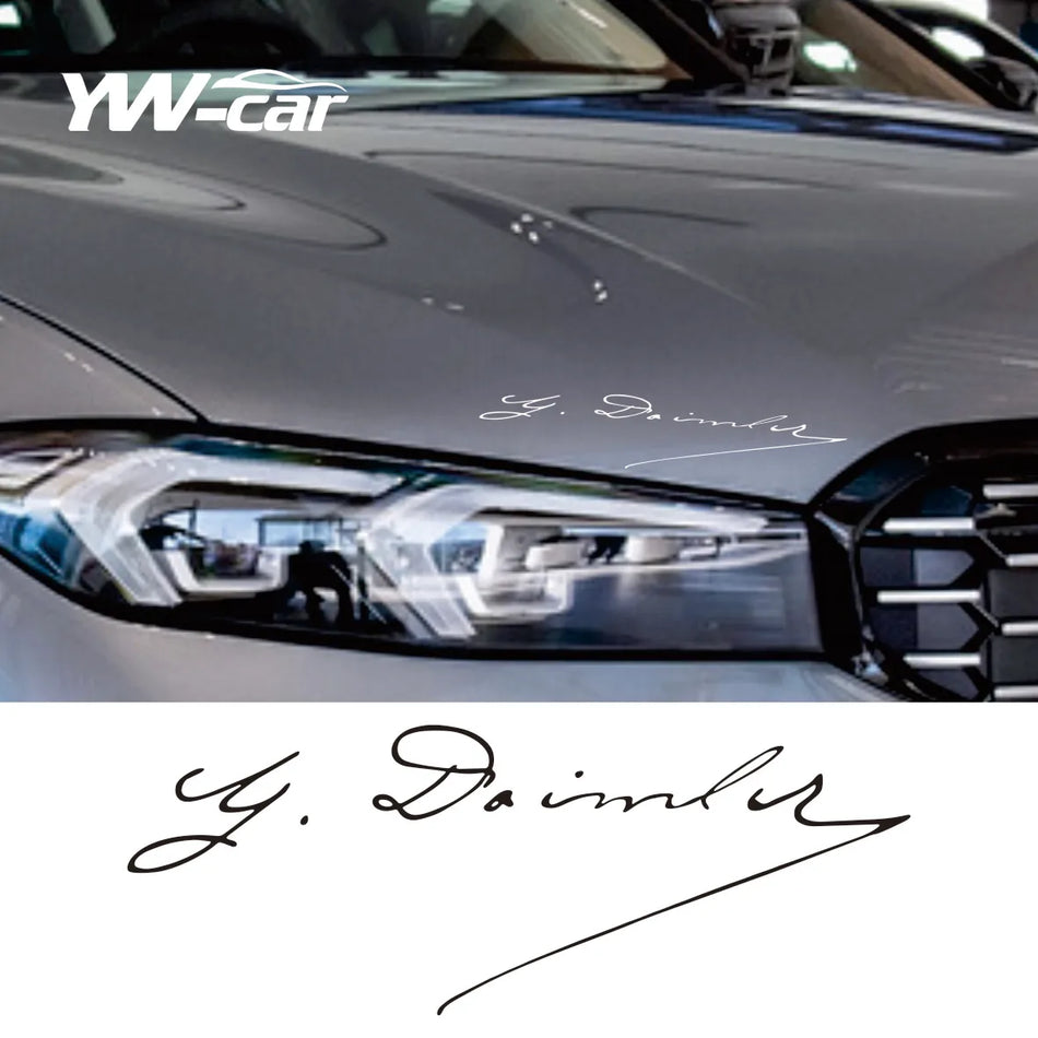 Mercedes Benz Dashboard Sticker Set - 2 Pcs Interior Vinyl Decals for C E S GLS M R A SL V GLC CLA Models