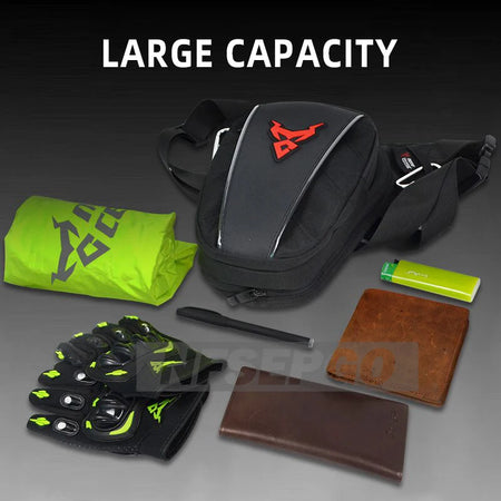 Motorcycle Drop Waist Leg Bag &ndash; Waterproof Tactical Design