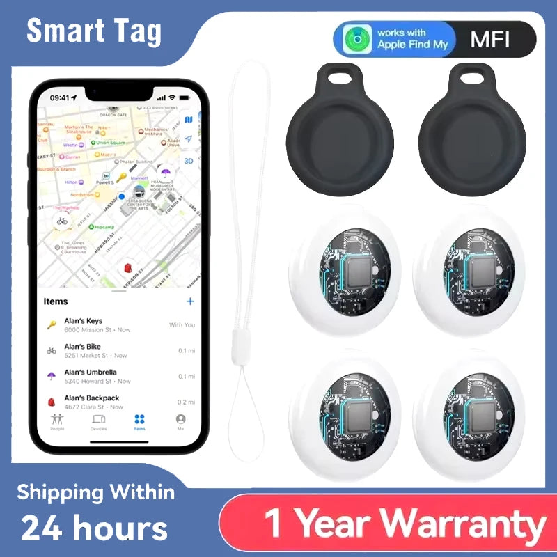 Bluetooth inteligentný sledovač tag pre iPhone aplikáciu Nájsť môj telefón proti strate