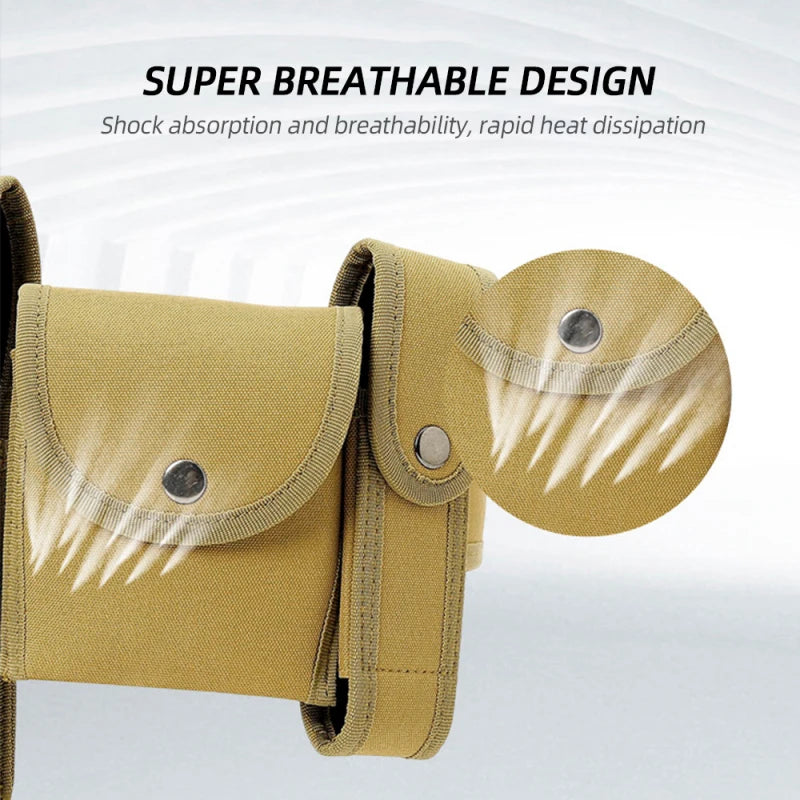 6 In 1 Utility Belt &ndash; Quick Release Pouches and Holster