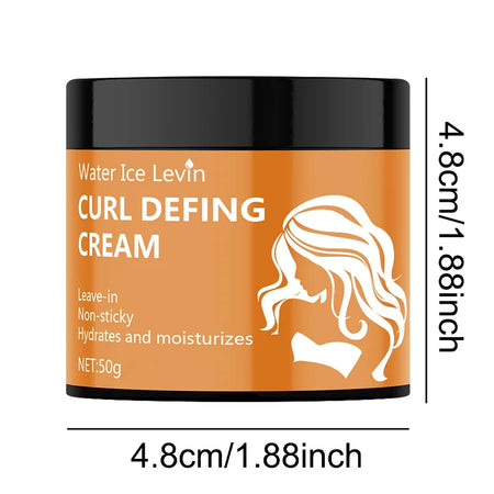 Black Castor Oil Curly Hair Styling Cream &ndash; Moisturizing Formula for All Hair Types