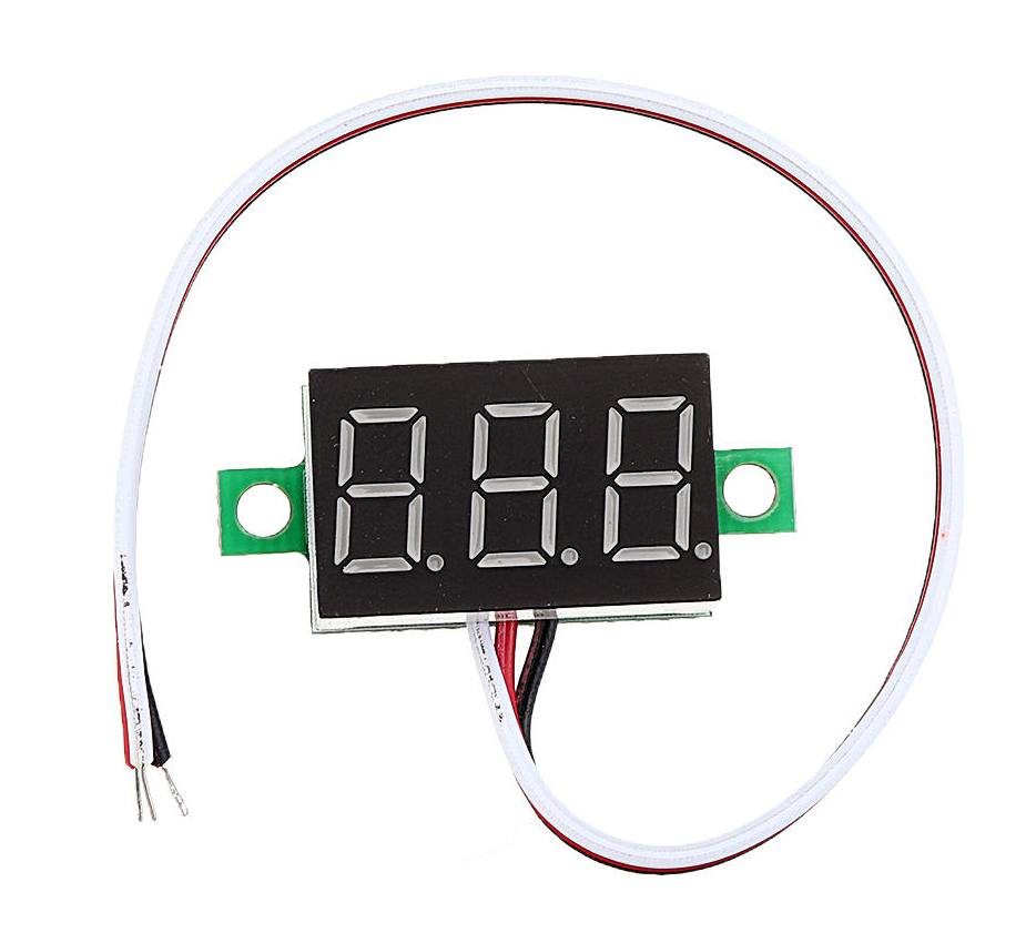 0.36 Inch DC0V-32V Red LED Digital Display Voltage Meter Voltmeter Reverse Connection Protection