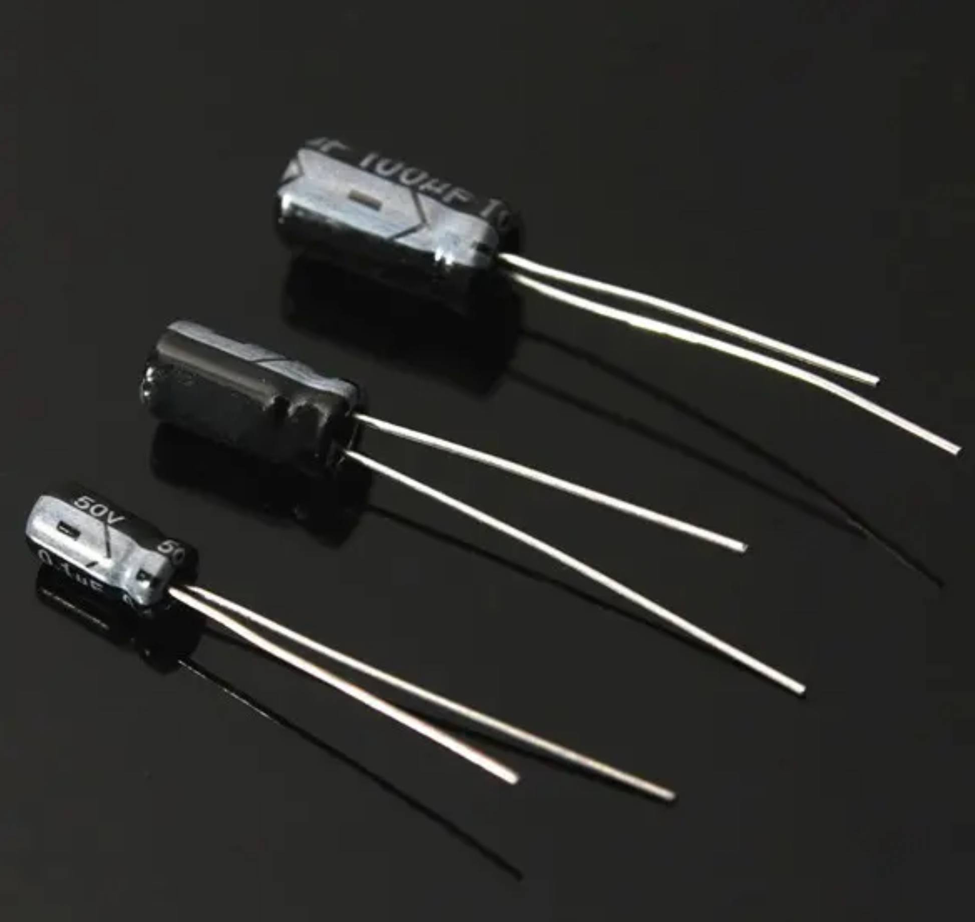 1pc 0.1-220uF 15 Value Electrolytic Capacitor
