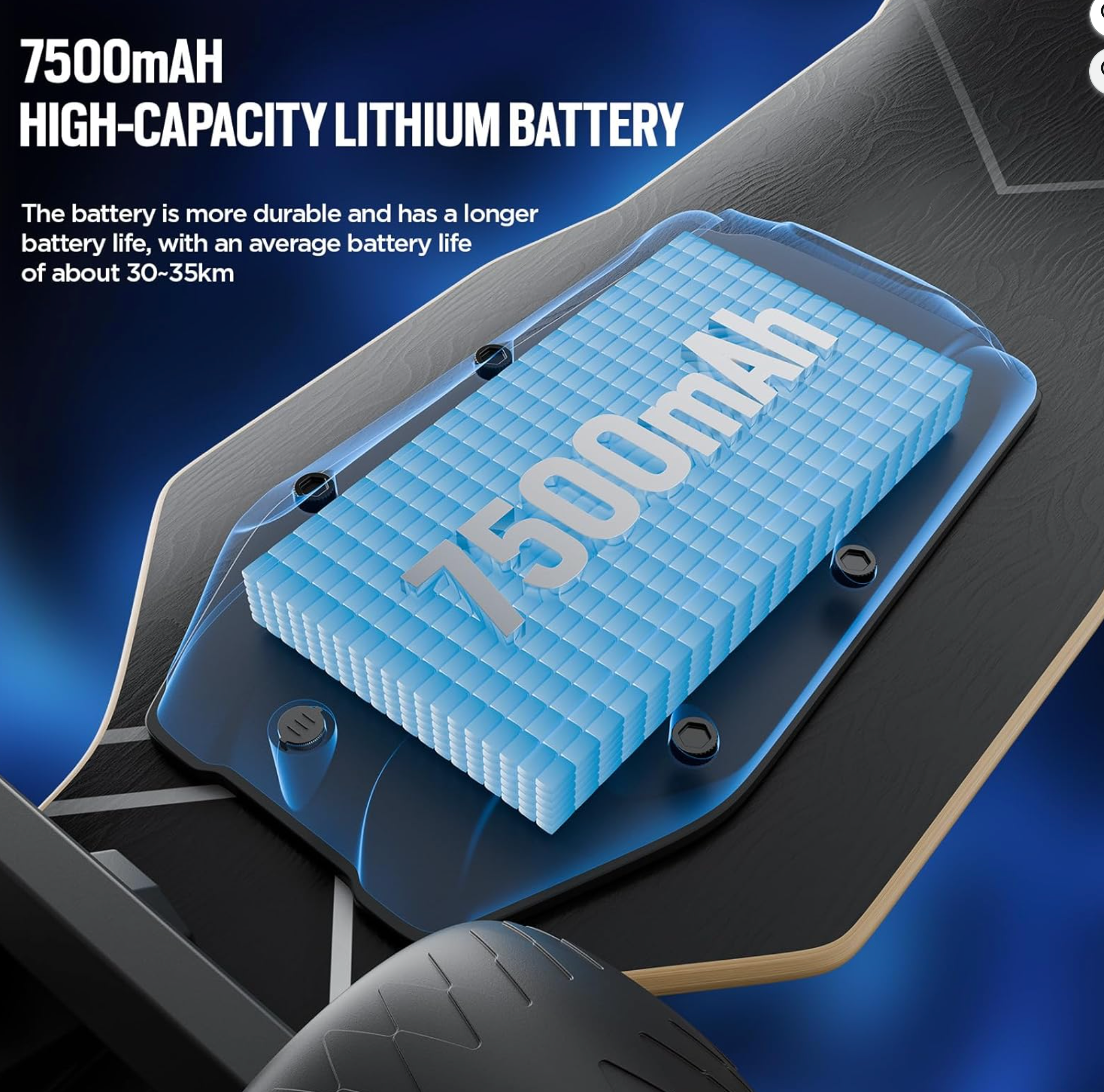 Qekud Electric Skateboard With Remote Control &ndash; Powerful