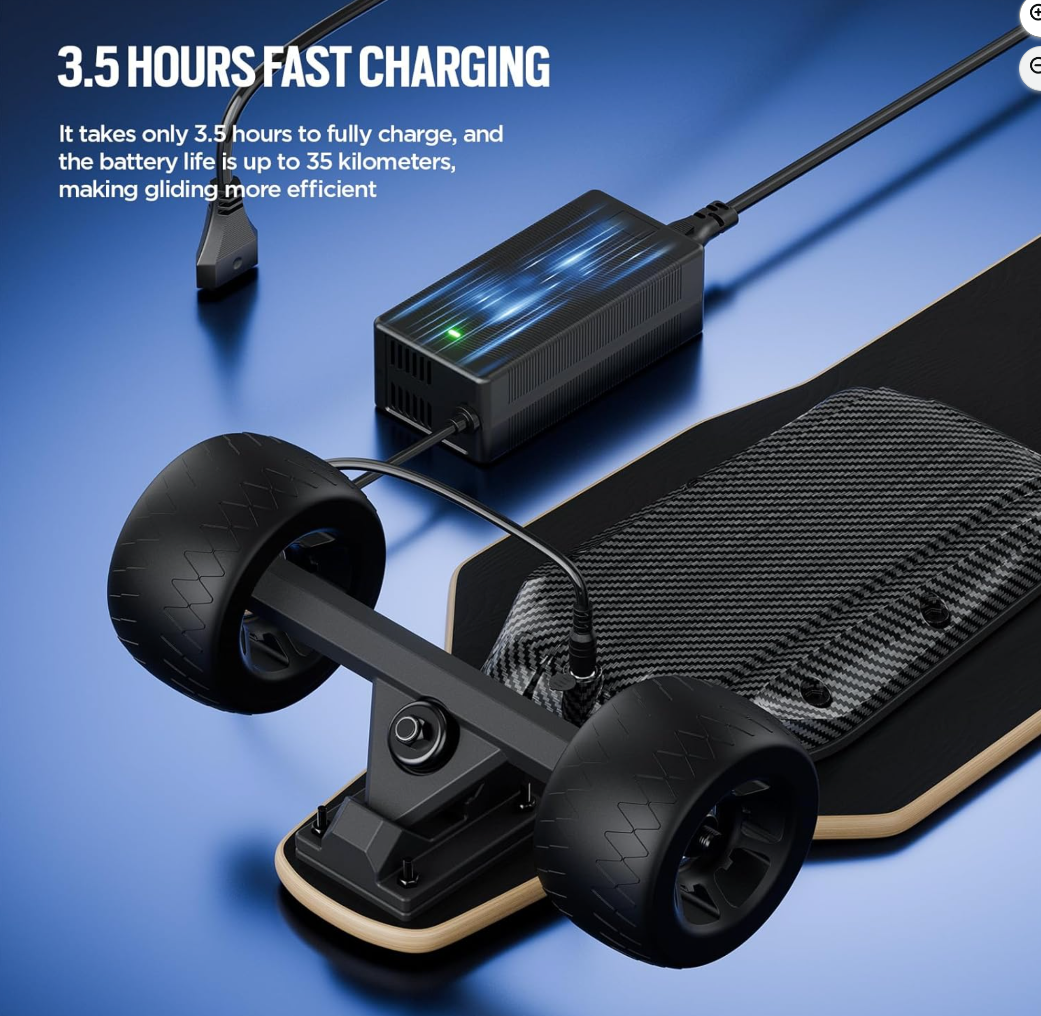 Qekud Electric Skateboard With Remote Control &ndash; Powerful