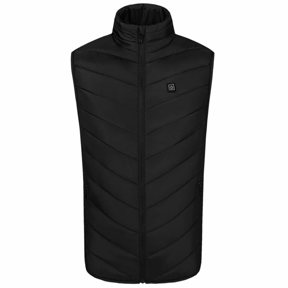 Veste chauffante électrique à 9 zones de chauffage pour hommes et femmes en extérieur