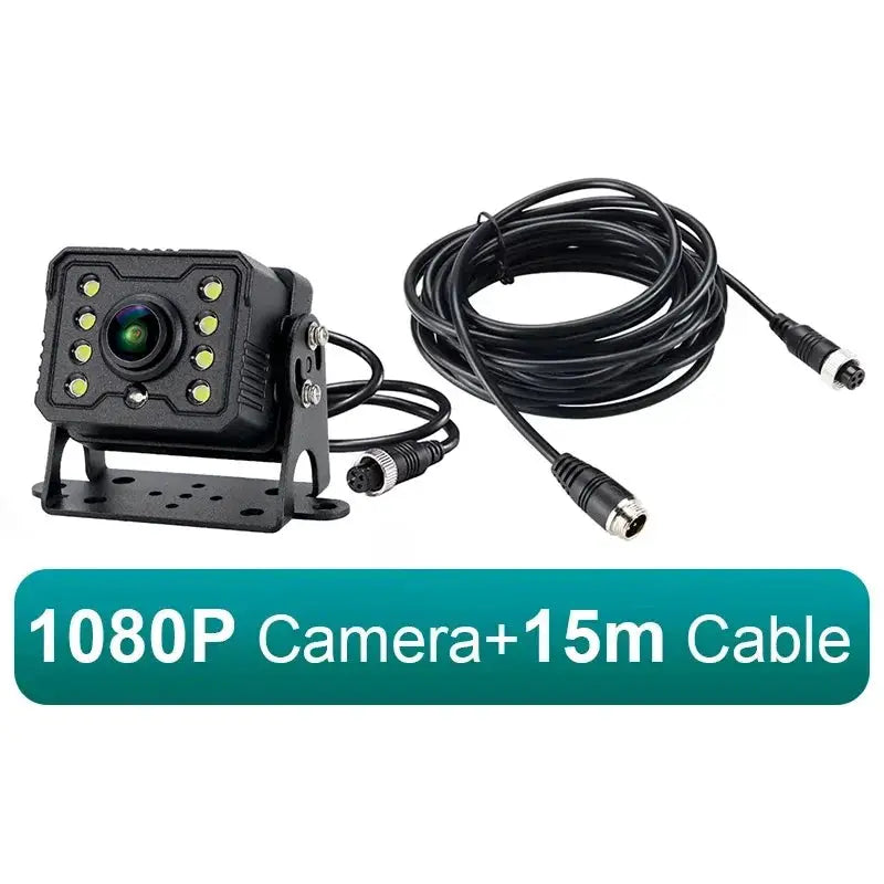 AHD Rear View Camera 1080P Night Vision for Truck Bus with Glass Lens by InterCyprus Trading Ltd