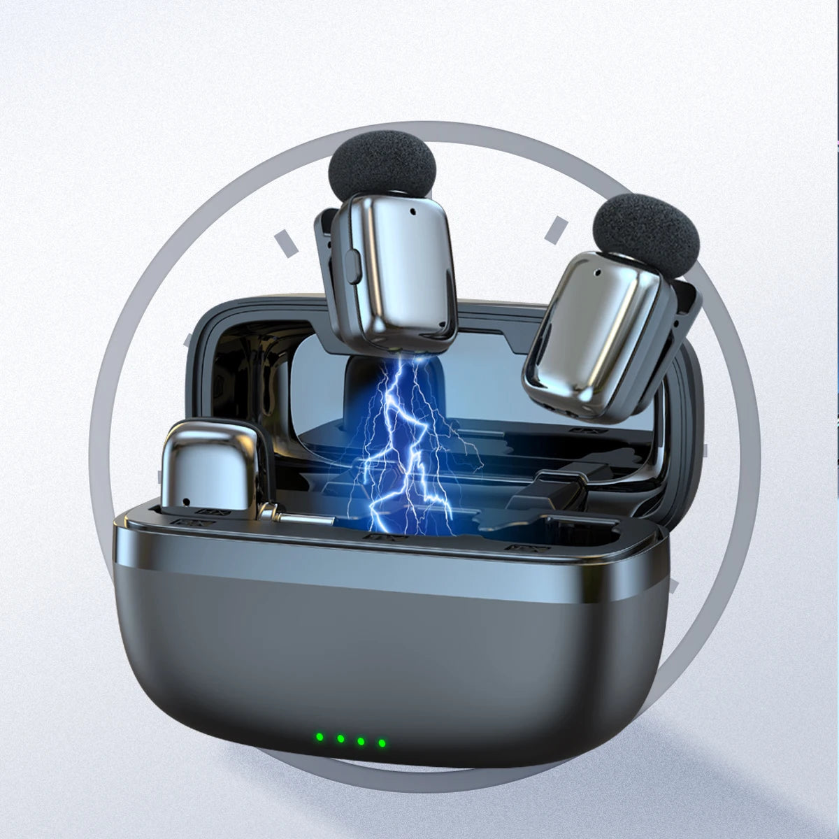 Basix Wireless Lavalier Microphone System &ndash; Charging Case