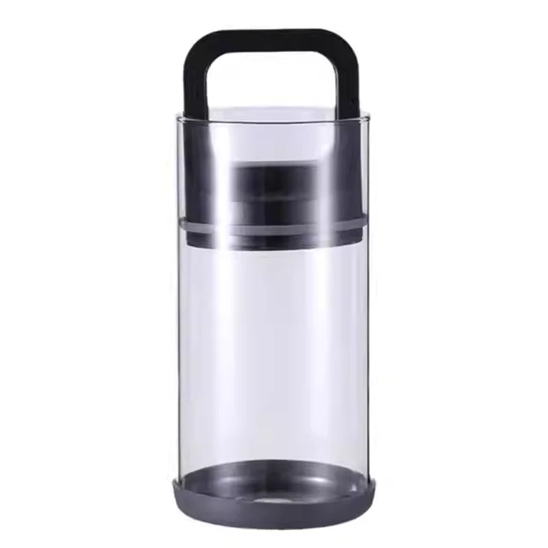 Coffee Bean Storage Tank &ndash; Vacuum Airtight Freshness Seal Black