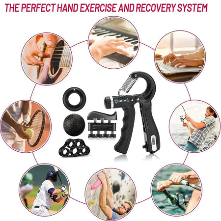 5-60Kg Adjustable Grip Strength Trainer &ndash; Injury Recovery