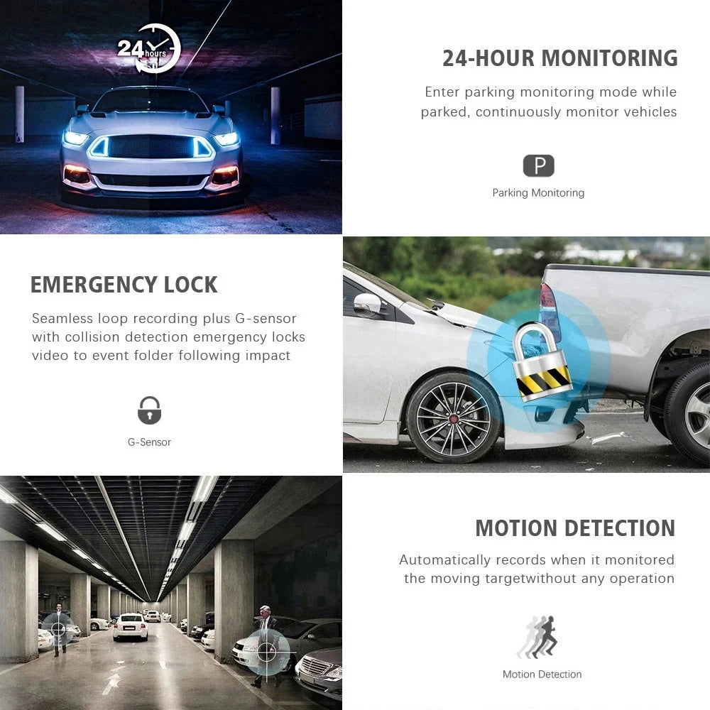 3 Channel WiFi Car DVR HD 1080P &ndash; Triple Lens Full Coverage Recording