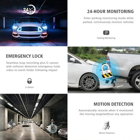 3 Channel WiFi Car DVR HD 1080P &ndash; Triple Lens Full Coverage Recording