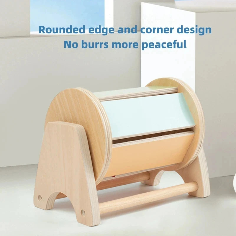 Montessori Coin Ball Box &ndash; Wooden Object Permanence Box