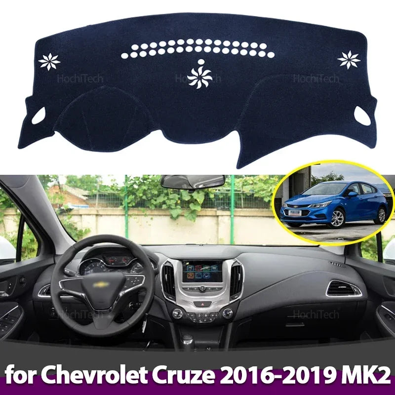 Neslystantis prietaisų skydelio kilimėlis Chevrolet Cruze Mk2 2016 2017 2018 2019