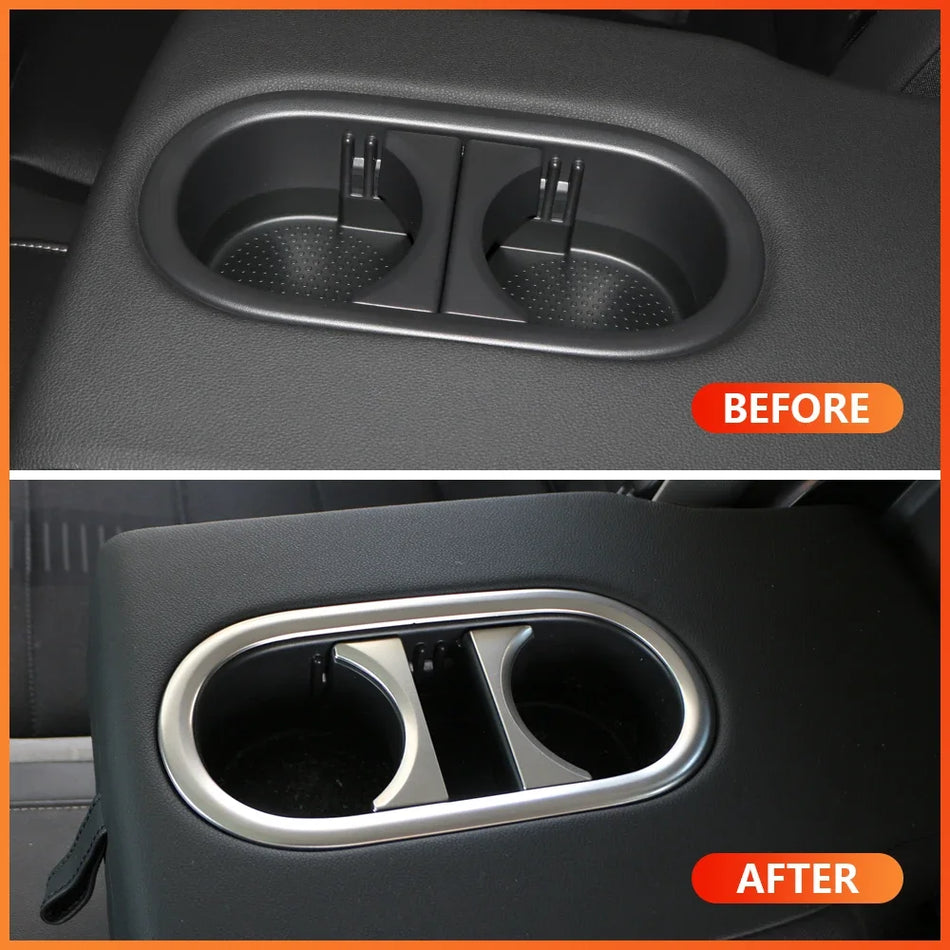 Κάλυμμα Ποτηροθήκης Πίσω Καθίσματος Volkswagen T-Roc, Ανοξείδωτο Ατσάλι