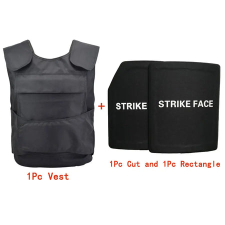 10x12 PE Bulletproof Backpack Shield &ndash; Lightweight NIJ IIIA Vest-Cut-Rectangle