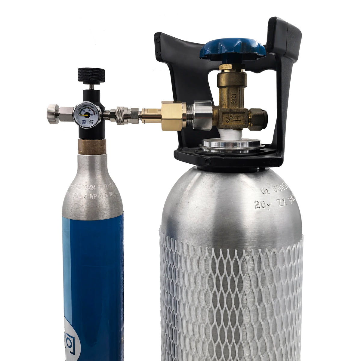 TR21-4 CO2 Refill Adapter &ndash; High Pressure Gauge System