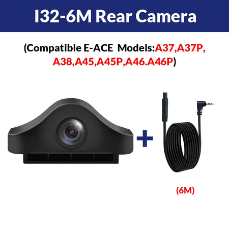 E-ACE I18 Rearview Mirror Camera &ndash; FHD 1080P Night Vision 6M Cable-I32 / 5V