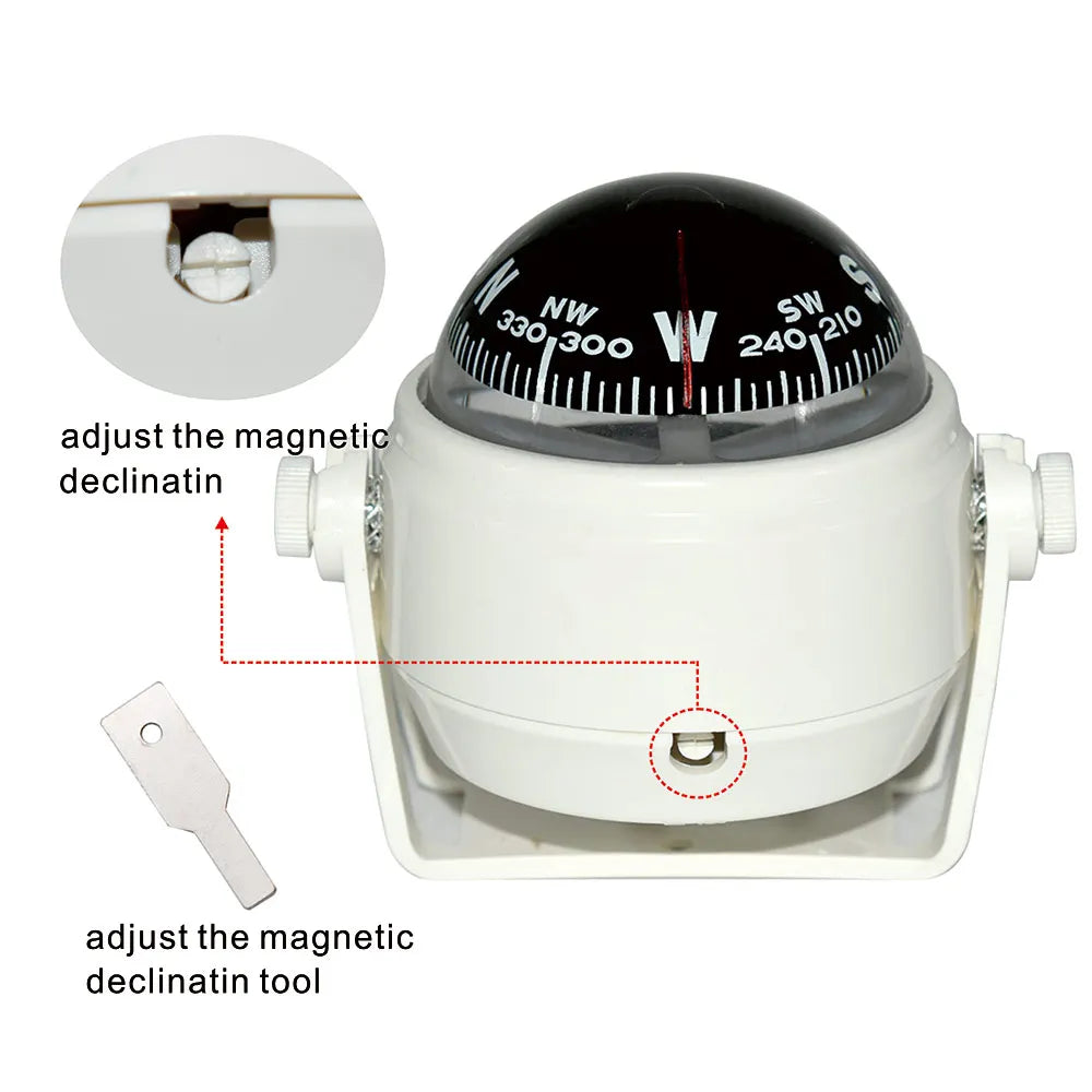 Sea Boat Pivoting Compass &ndash; Waterproof LED Navigation Light