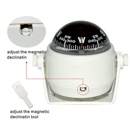 Sea Boat Pivoting Compass &ndash; Waterproof LED Navigation Light