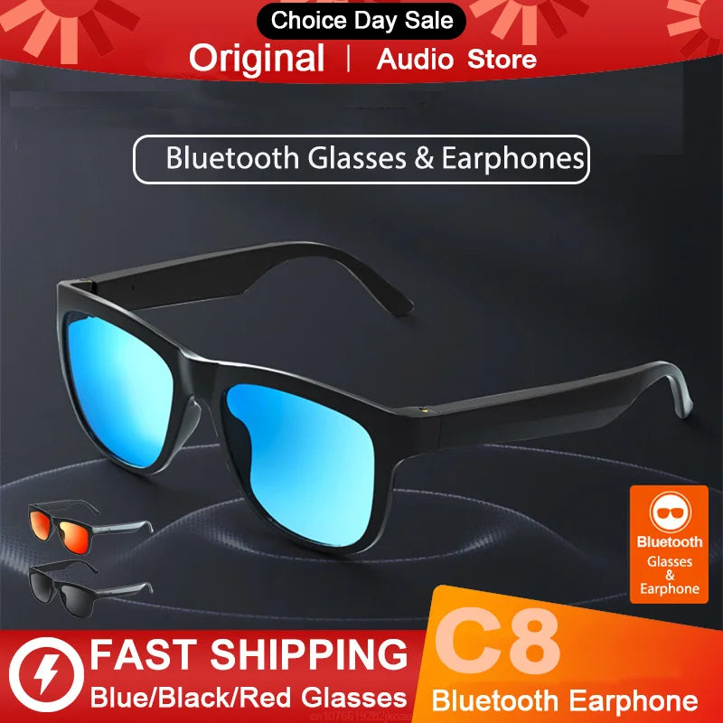 C8 Smart Sunglasses Earphones