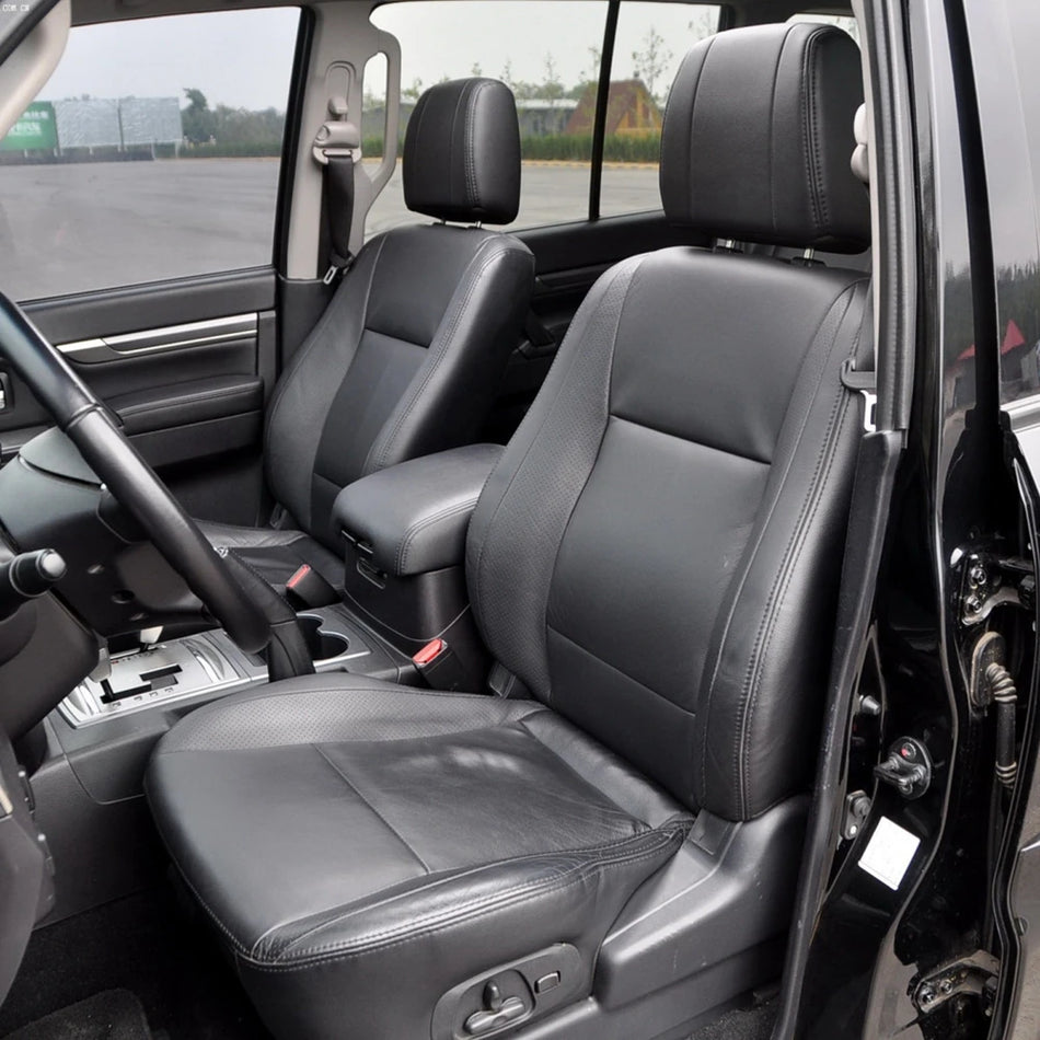 Mitsubishi Pajero Syntetisk Læder Tilpassede Bil Sædeovertræk Sæt