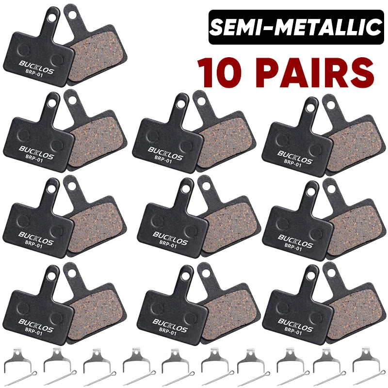 Bucklos BRP-01 &ndash; Semimetallic Brake Pads Shimano B01S B05S Semi-Metal 10Pairs