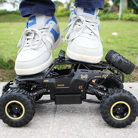 1:12 / 1:16 4WD RC Car with LED Lights - Remote Control Off-Road Trucks for Kids
