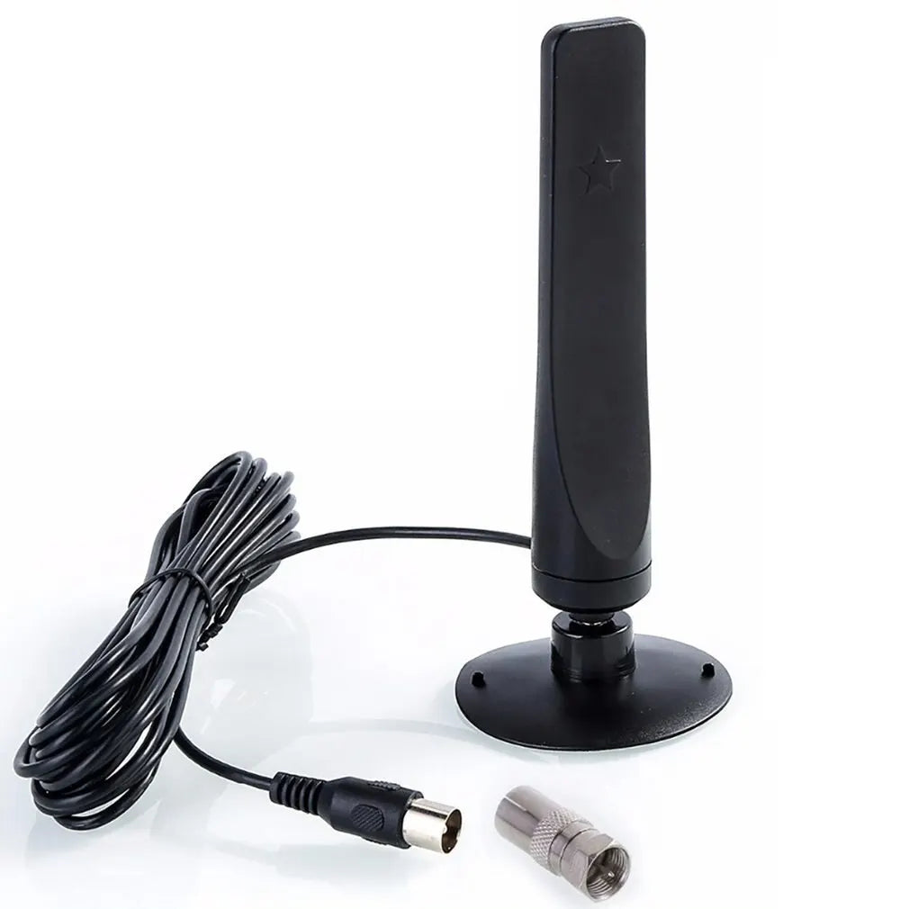 DVB-T2 Antenna Mini &ndash; 270 Mile Range Amplified Indoor Use black / CHINA