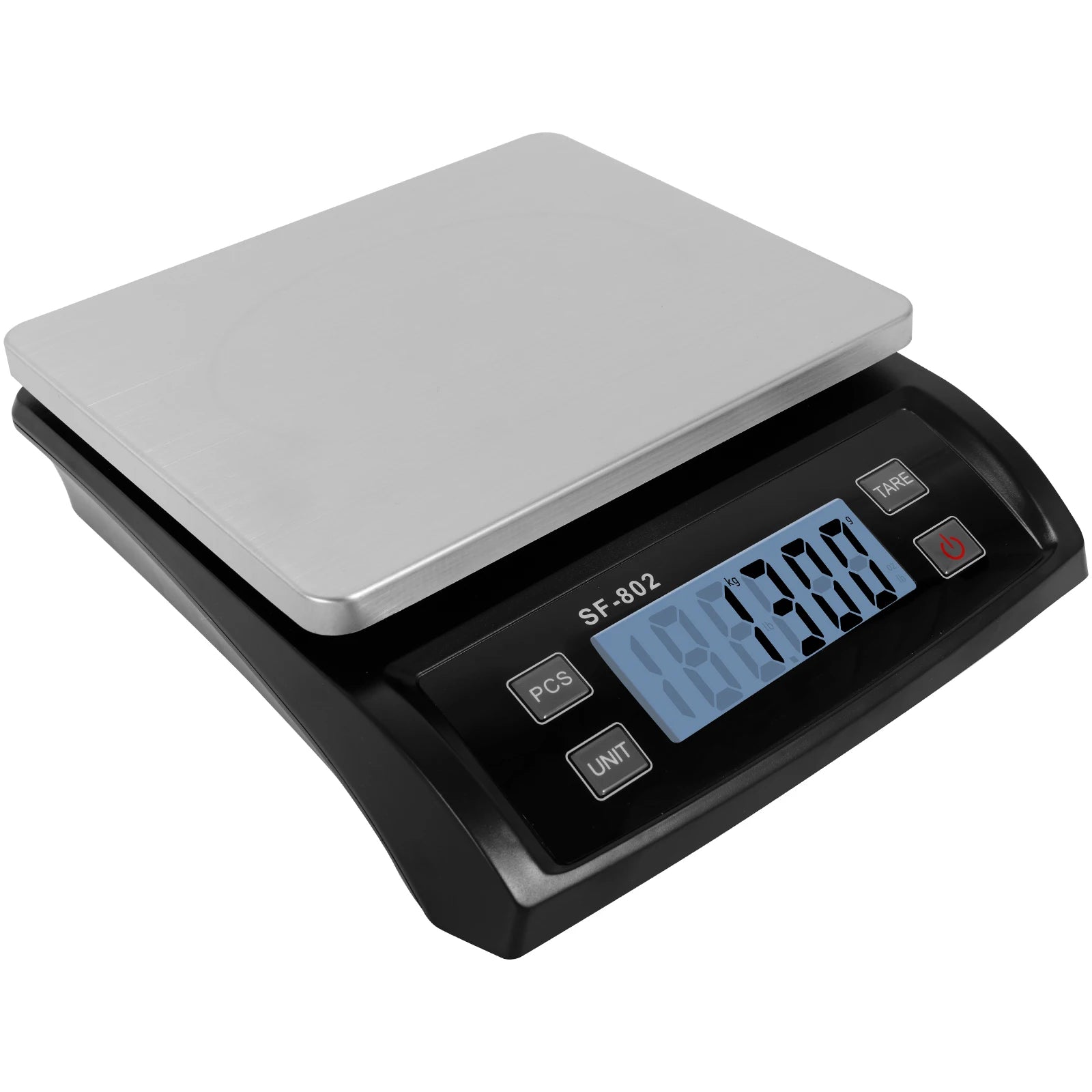 30kg/66lb Digital Kitchen Scale With LCD &ndash; Large Capacity Black