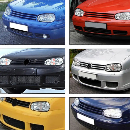 Left/Right Side Front Bumper Headlight Washer Nozzle Cover Cap For VW Golf 4 IV Mk4 1997 1999 2000 - 2006 1J0955110A 1J0955109A by InterCyprus Trading Ltd