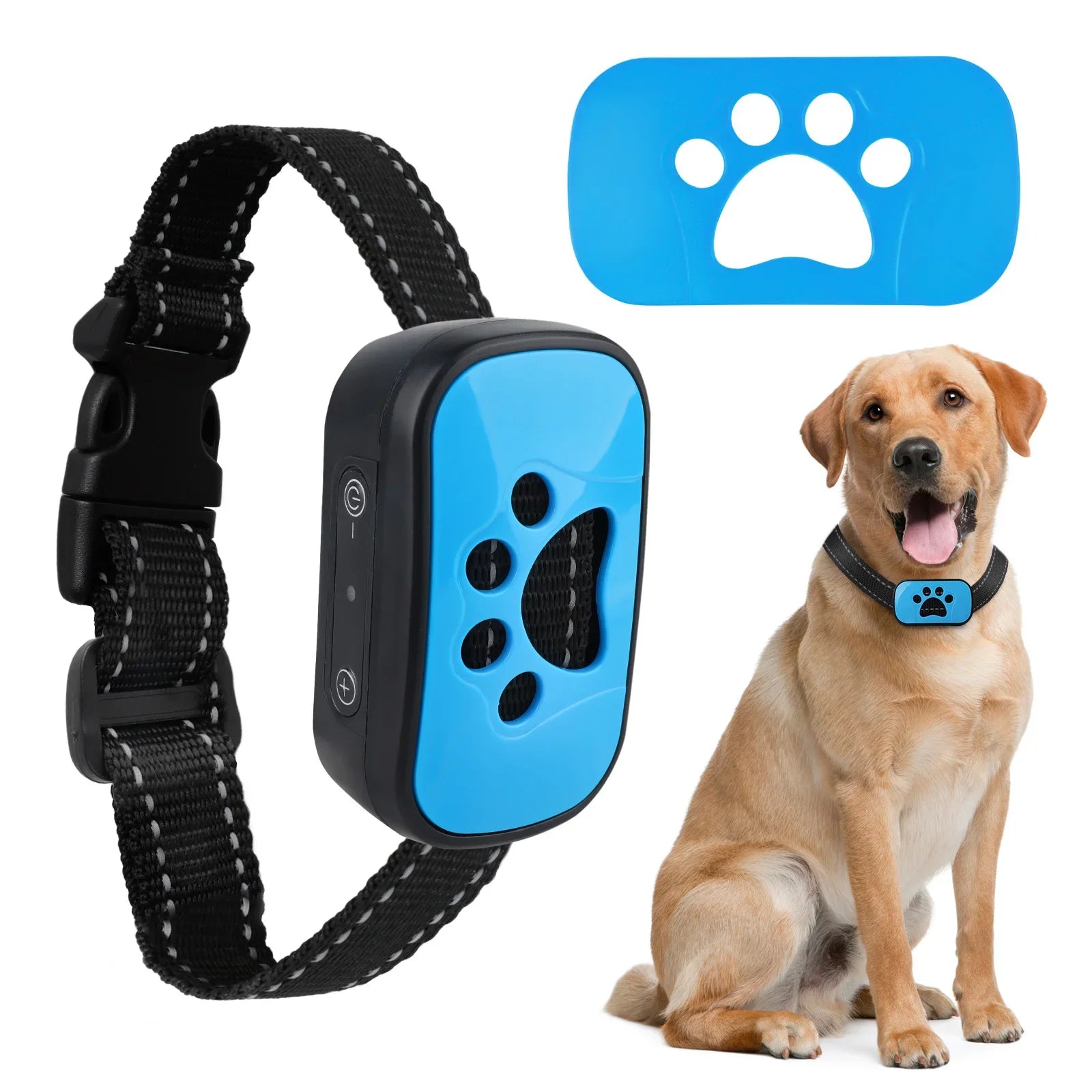 Electric Dog Training Collar &ndash; Waterproof Bark Deterrent Blue 2