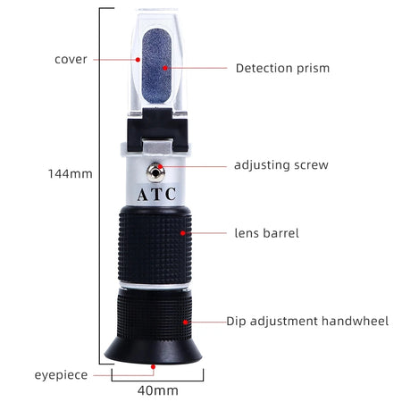 0-80% Sugar Concentration Meter &ndash; High Precision Readings