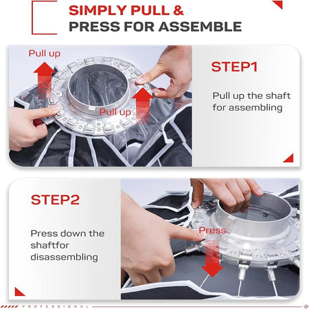 IFOOTAGE Dome Softbox Quick Release &ndash; Deep Parabolic Bowens