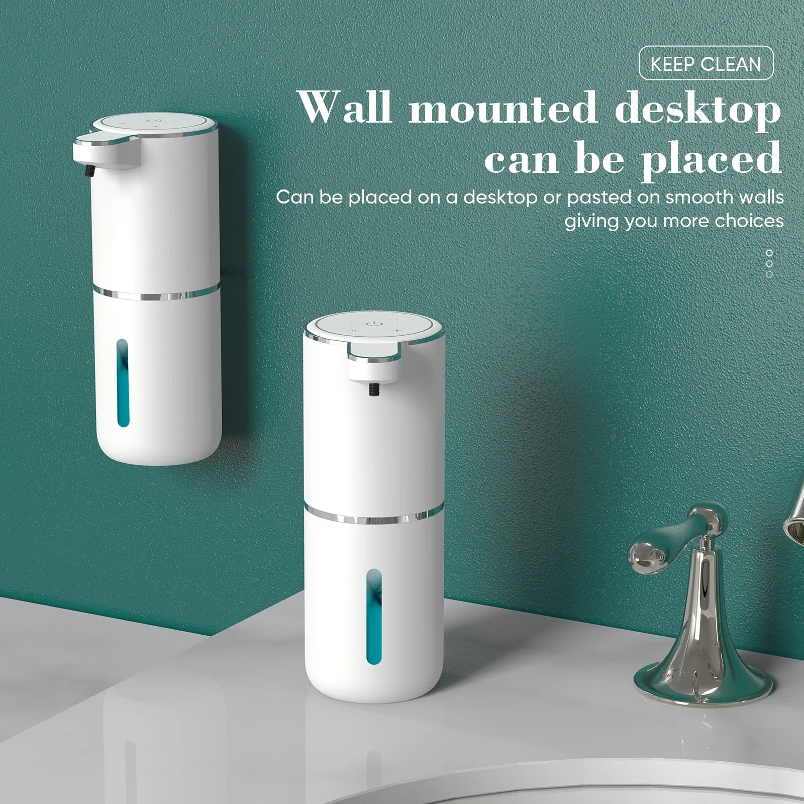 FHDD Touchless Soap Dispenser &ndash; Smart Foam And Liquid Mode WHITE / Liquid Mode