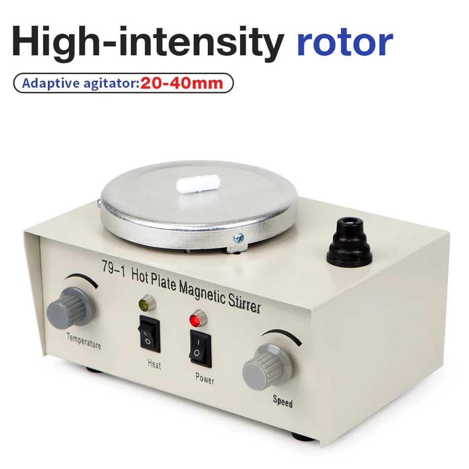 220V 2400rpm Heating Magnetic Mixer - Lab Grade Hot Plate